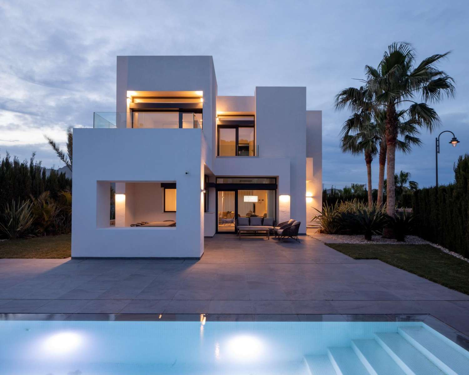 Villas independientes de obra nueva con vistas al mar en Cartagena