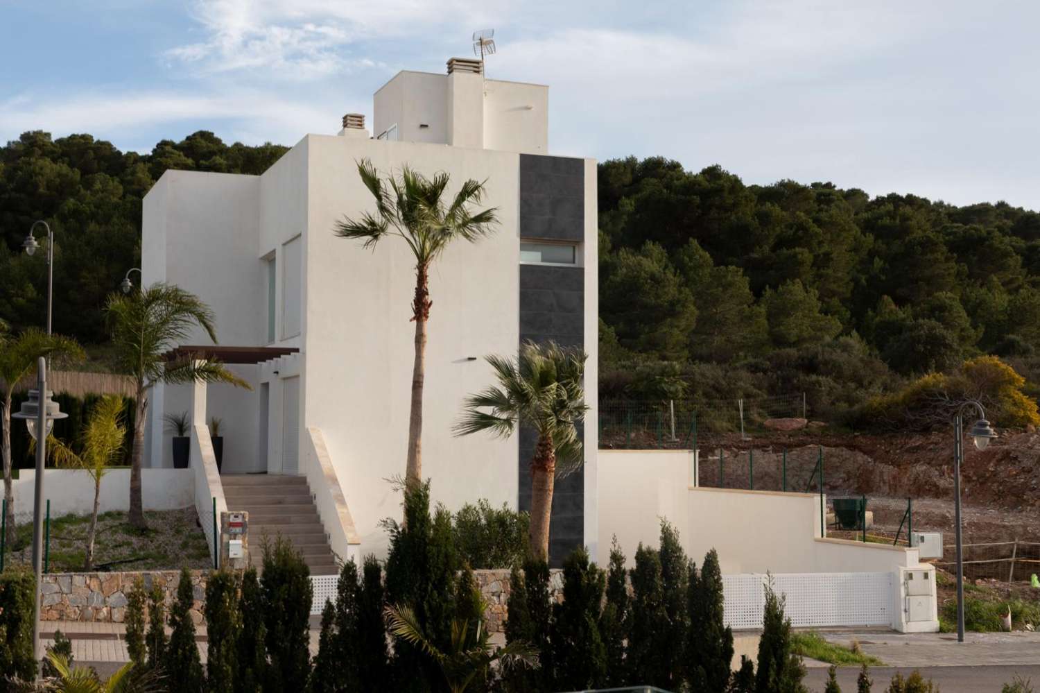 Villas independientes de obra nueva con vistas al mar en Cartagena
