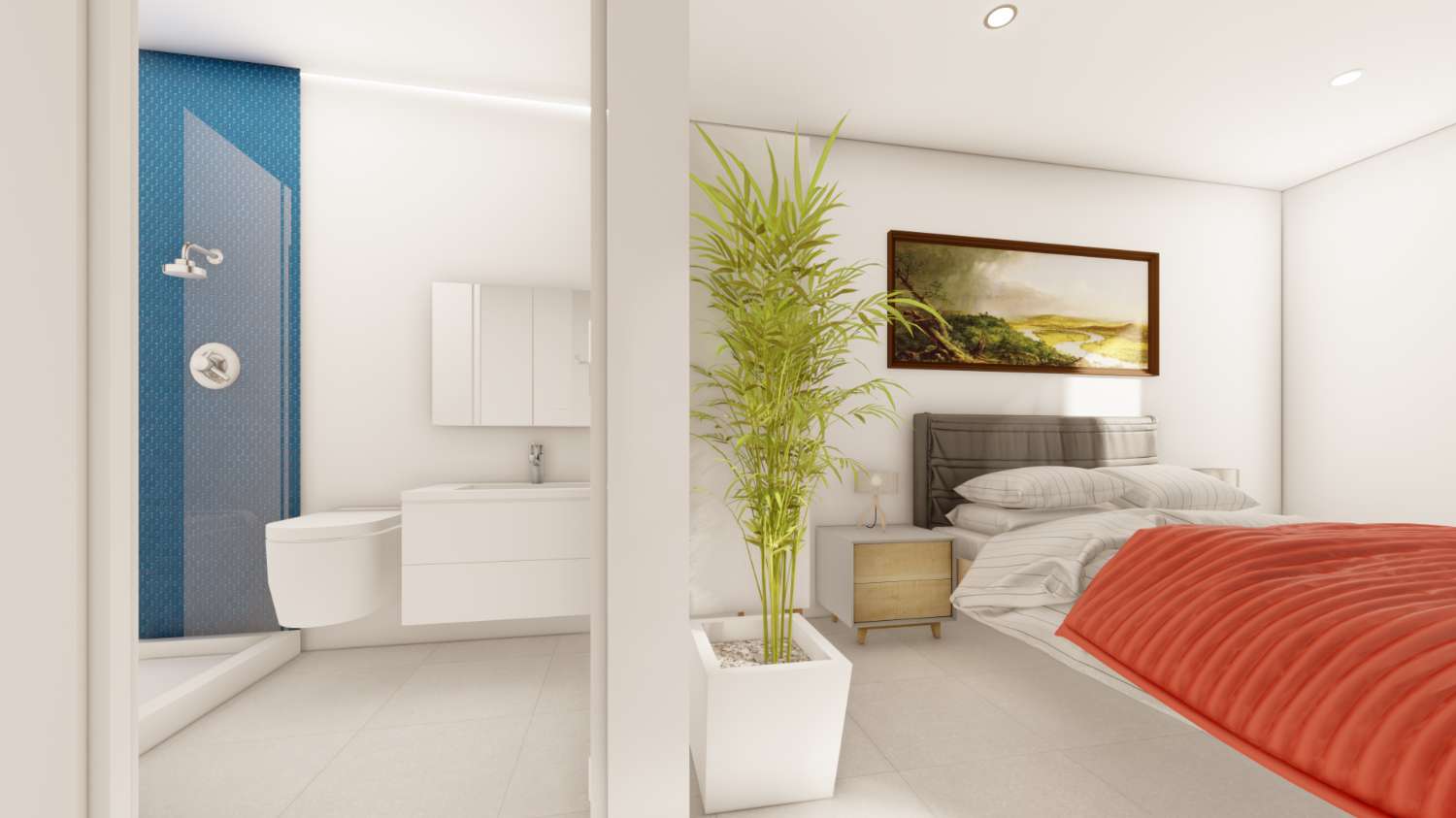 Villas independientes de obra nueva con piscina privada cerca del mar en Los Urrutias