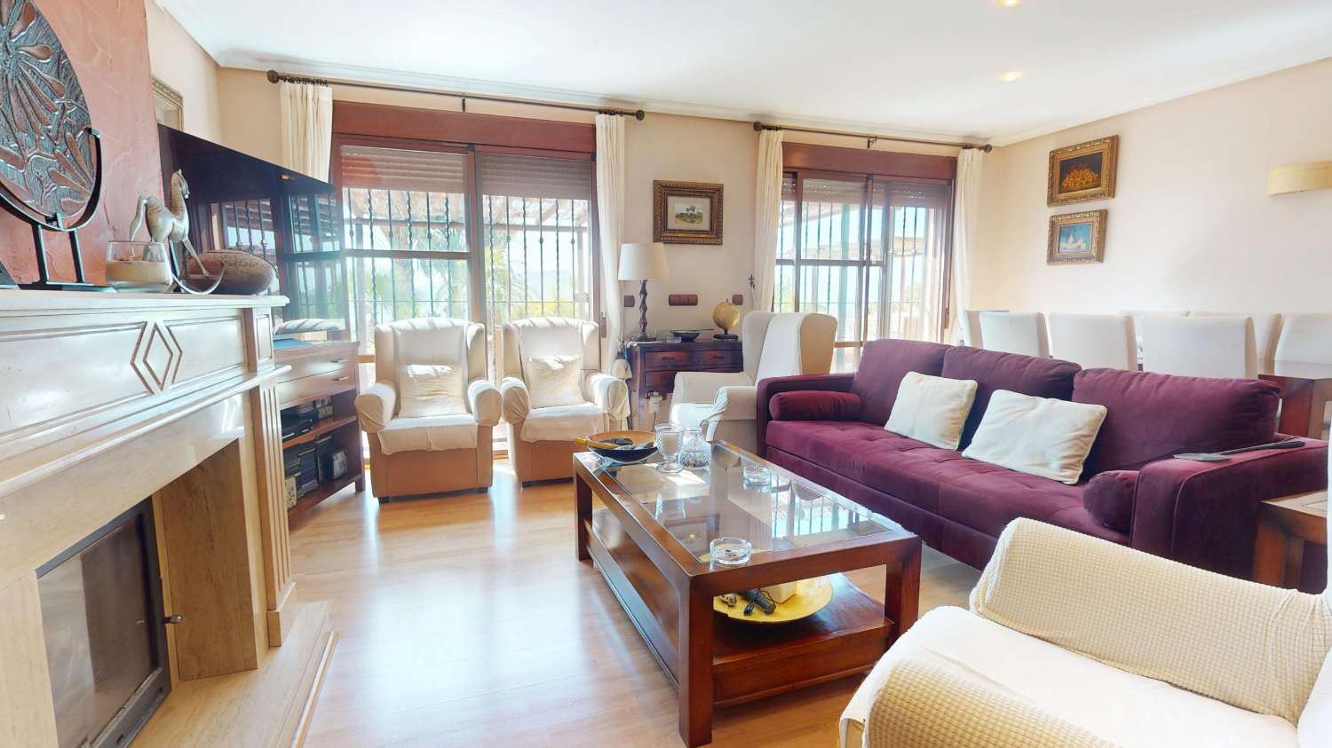 Chalet independiente con gran parcela y vistas al mar en Águilas