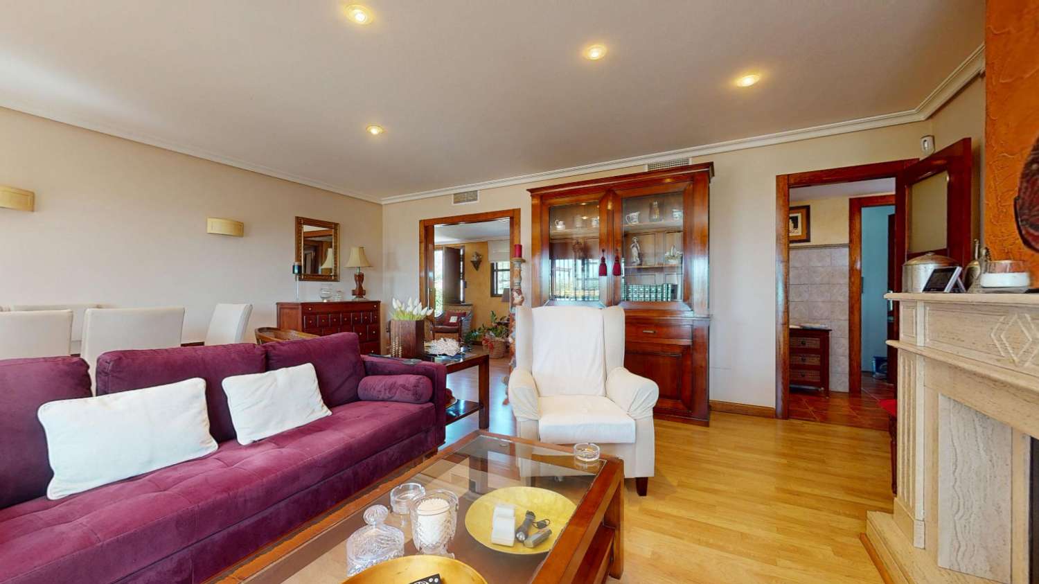 Chalet independiente con gran parcela y vistas al mar en Águilas