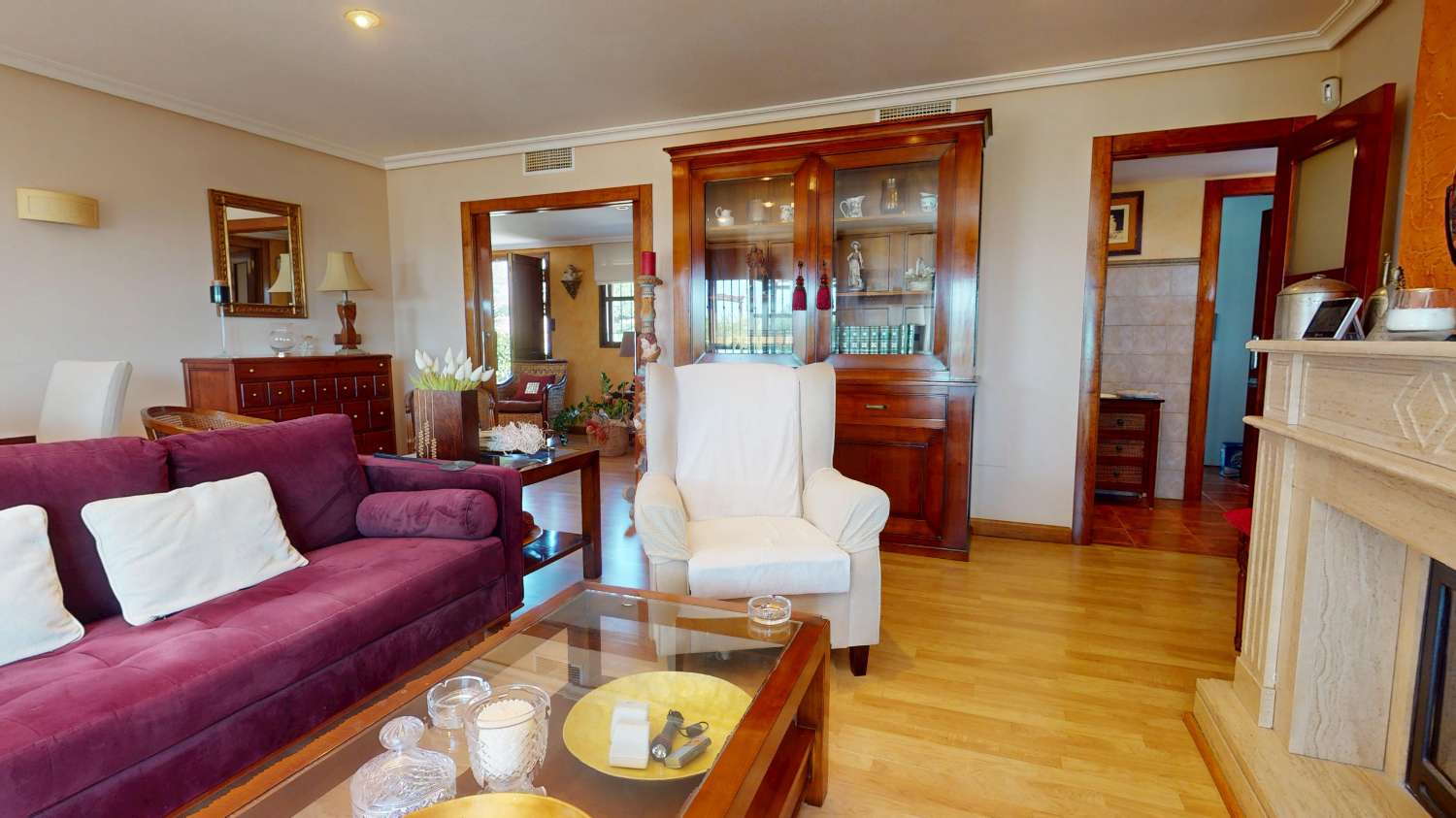 Chalet independiente con gran parcela y vistas al mar en Águilas